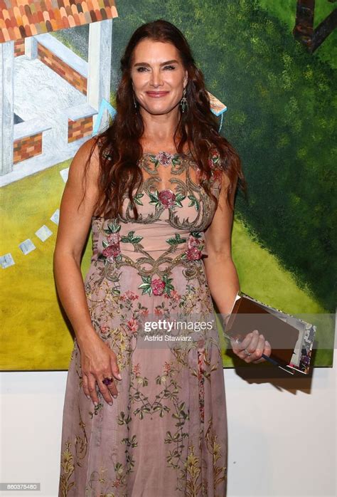 Brooke Shields Attends 2017 Take Home A Nude Art Party And Auction