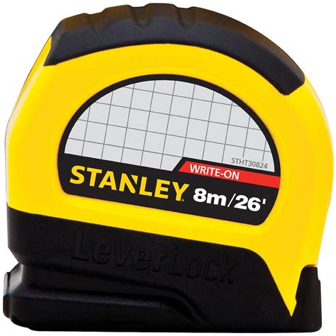 Stanley 8m26 Ft Leverlock Tape Measure The Home Depot Canada