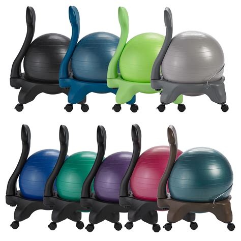 Best yoga ball chairs reviews. Amazon.com: Gaiam Balance Ball Chair - Exercise Stability ...