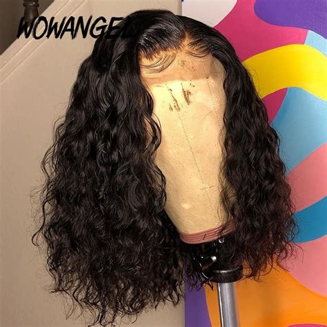 Short human hair wigs remy hair wigs olivia munn celebrity hairstyles cool hairstyles best hair straightener straight bob wigs for black women great hair. Curly Short Human Hair Wigs 150% Brazilian Remy Water Wave ...