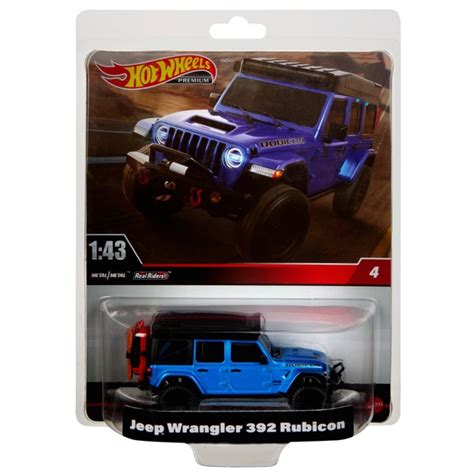 Hot Wheels Premium 143 Scale Jeep Wrangler 392 Rubicon Smyths Toys Uk