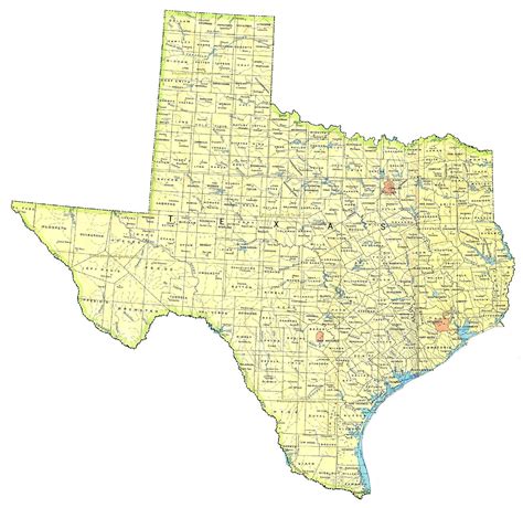Map Of Texas By Phone Book Of The