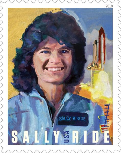 Usps Releases New Stamp Honoring Sally Ride First American Woman In Space Feminism