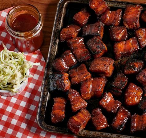 Best Smoked Pork Belly Burnt Ends Recipe Oklahoma Joes Nz