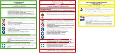 In nur 3 schritten zur fertigen betriebsanweisung. DGUV Information 213-016: Betriebsanweisungen nach der ...