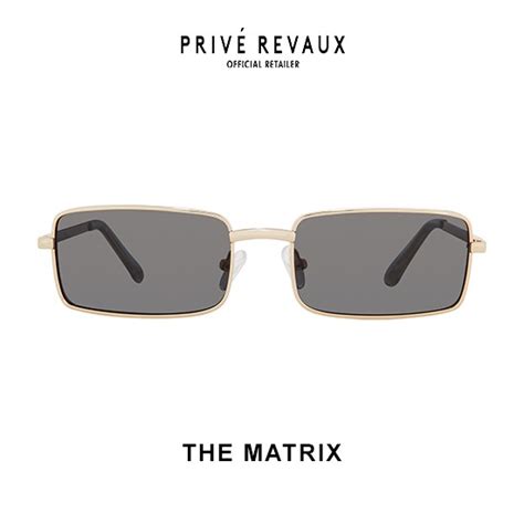 Prive Revaux Eyewear Matrix Gold Shopee Philippines