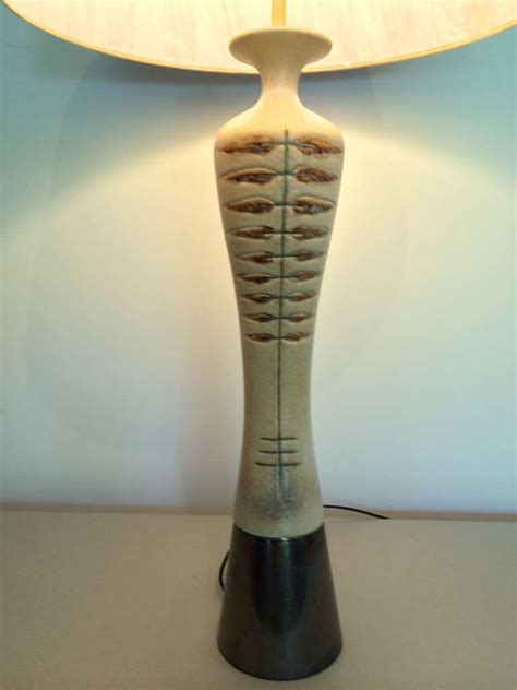 Maybe you would like to learn more about one of these? Tall, Thin, Italian Pottery Lamp at 1stdibs