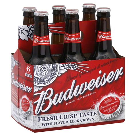 Budweiser 6 Pack 6 Pack Bottles Delivery In Long Beach Ca Liquor Mill