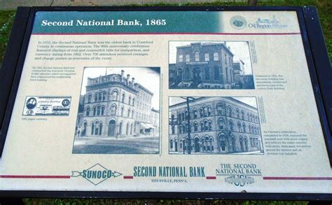 Photo Second National Bank 1865 Marker