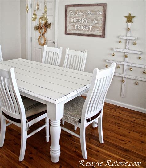 Any chair, any table, any wood, any stain, any paint, any size!. Faux Plank Farmhouse Table