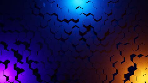 Abstract Hexagon Hd Wallpaper