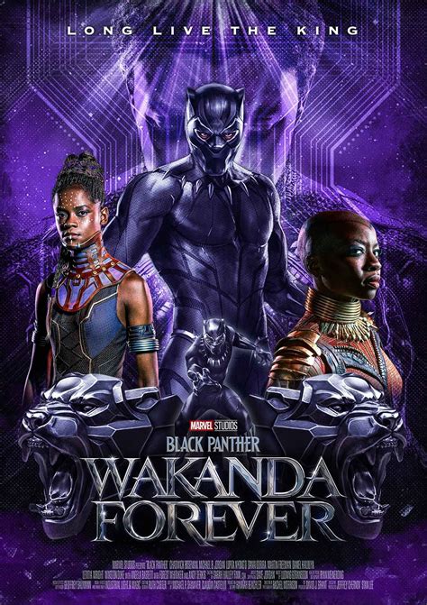 Black Panther Wakanda Forever Original Movie Poster Final Style Lupon