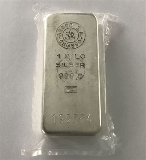 1 Kilogram Silver 999 Argor Sa Chiasso Catawiki