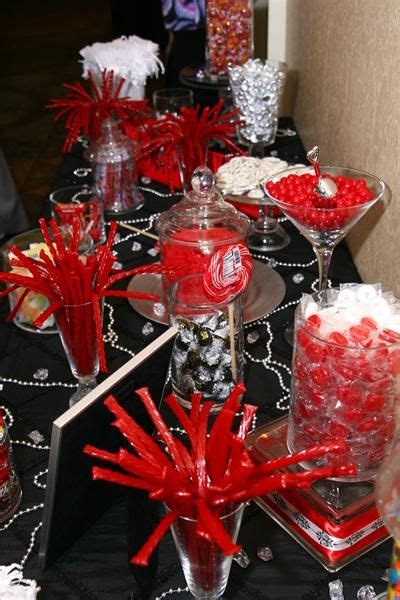 Heather & Matt's Wedding; True Love - The Knot | Red candy buffet, Red