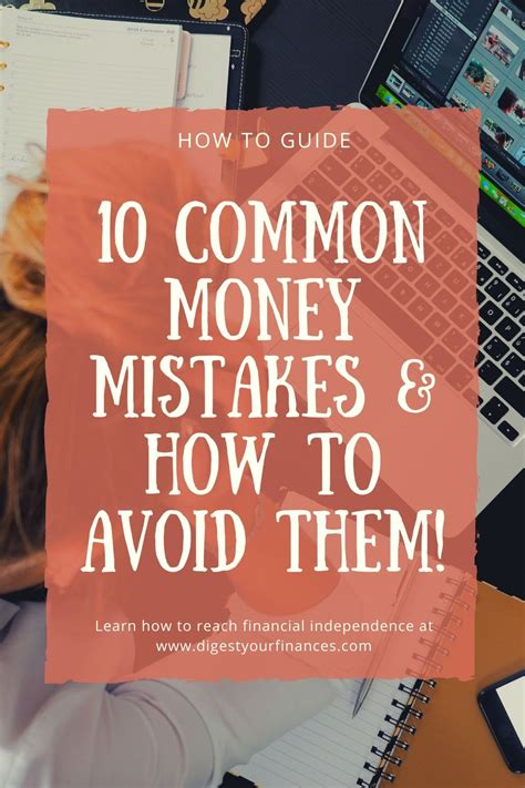 10 Most Common Money Mistakes And How To Avoid Them Digest Your Finances