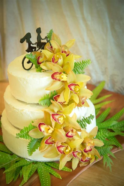 Bicycle Made For Two Tandem Bike Wedding Cake Topper