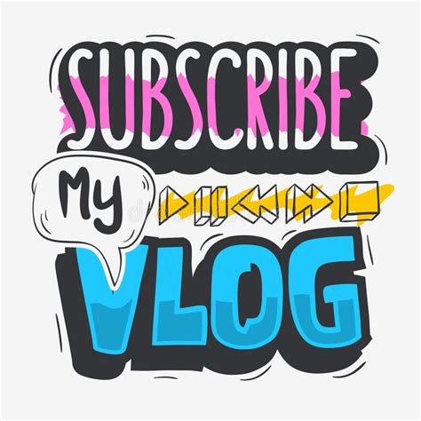 Subscribe Now Call To Action Typographic Design Vlog Video