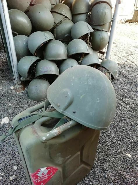 British Army Mk6 Ballistic Helmet Bulletproof Olive Combat Medium Ex