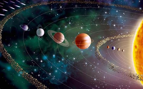 Regulae Planetas Do Sistema Solar Cores E Tamanhos