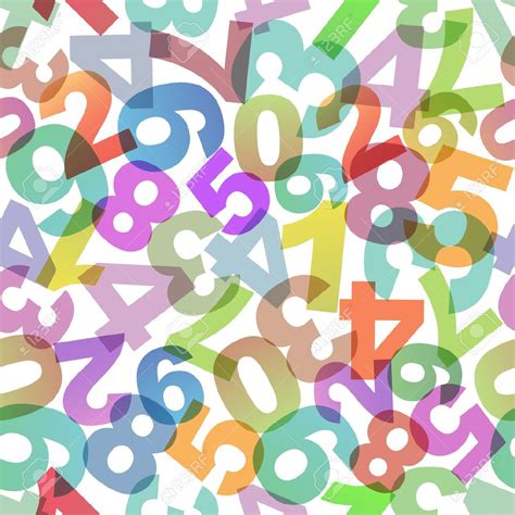 Maths Numbers Background Clip Art Library