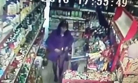 Shocking Video Shows Astana Woman Shoplifting Large Vodka Bottle In Her Underwear Daily Mail