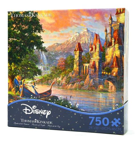 Disney Thomas Kinkade Beauty And The Beast Ii 750 Pieces Puzzle New