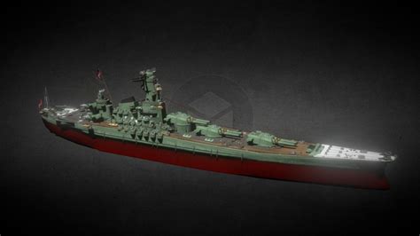 Ijn Yamato Alternative 3d Model By Fylth B0c5d1b Sketchfab