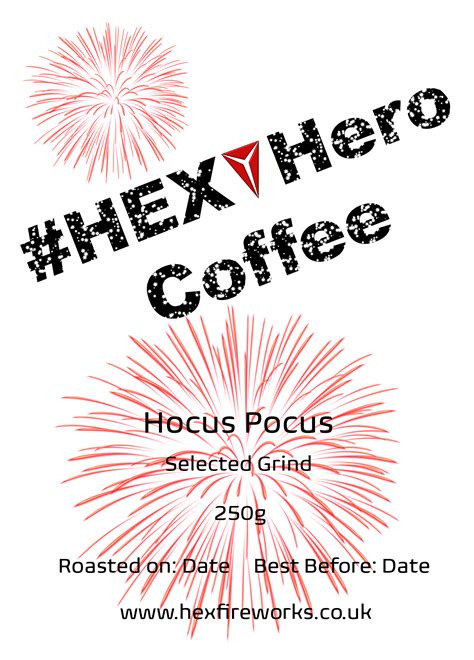 Hexhero Coffee Hocus Pocus Hex Fireworks Ltd