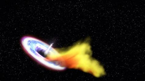 Hubble Encuentra Un Agujero Negro Hambriento Que Tuerce La Estrella