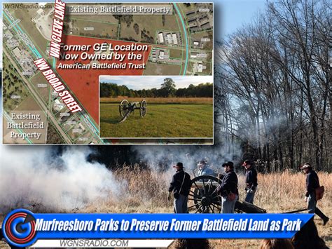 City Of Murfreesboro And The American Battlefield Trust Reach Agreement