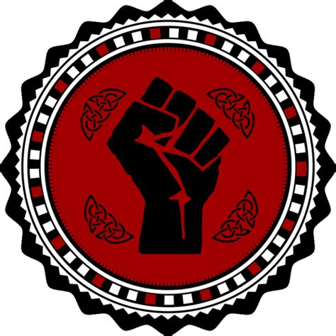 Black Fist Circle Logo Template Transparent Hd Png Download