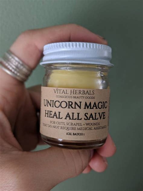 Unicorn Magic Heal All Salve First Aid Salve Cuts Scrapes Etsy