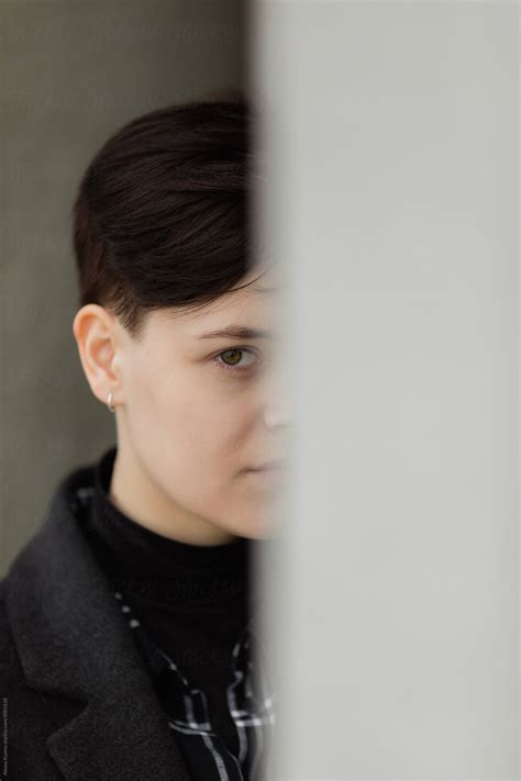 Young Lesbian Woman In Closeup By Alexey Kuzma