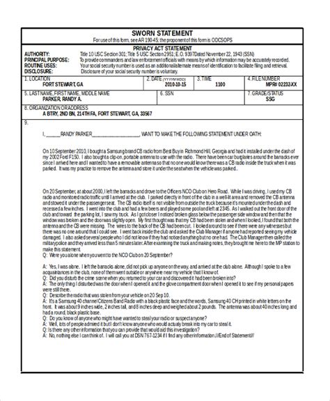 Free 7 Sample Army Counseling Forms In Pdf Ms Word