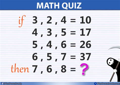 Here you can get class 7 important questions maths based on ncert text book for class vii. If 3, 2, 4 = 10 Then 7, 6, 8 = ?? Solve this Simple Math Quiz