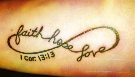 Faith Hope Love Tattoos On Pinterest Faith Hope Love Ribbon