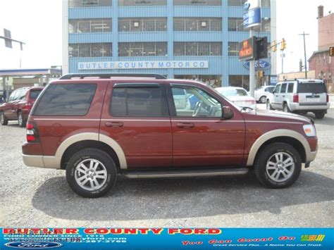 2009 Ford Explorer Eddie Bauer 4x4 In Dark Copper Metallic A16027