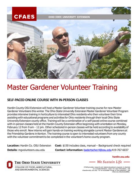 Master Gardener Volunteer Training Begins In February Ada Icon