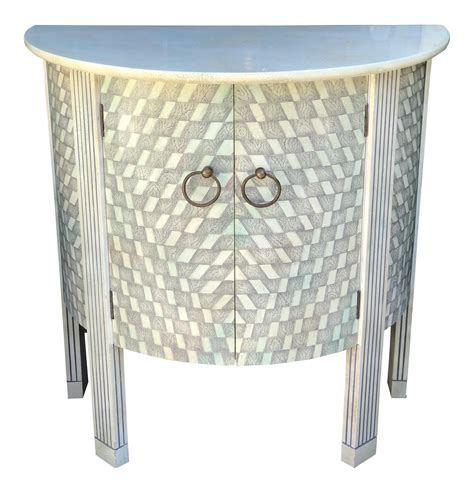 Mid Century Modern Lacquer Demilune Table on Chairish.com | Demilune table, Table, Side table