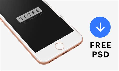 Dribbble Iphone 8 Gold Perspective Mockup Psd By Ramotion