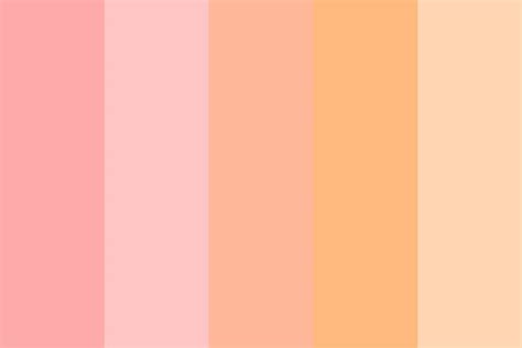 Peach Dreams Are Made Of These Color Palette Peach Color Palettes