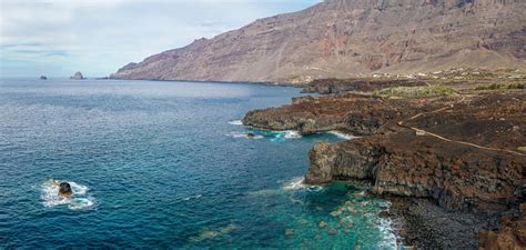 Coastline Near Las Puntas El Hierro Canary Islands Stock Image