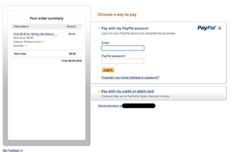 Pay directly to credit card. PayPal "Pay with Credit Card" and Item description - Stack Overflow