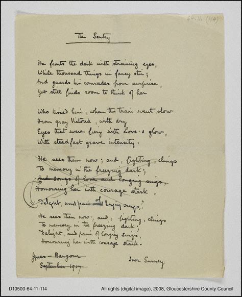 The Sentry First World War Poetry Digital Archive