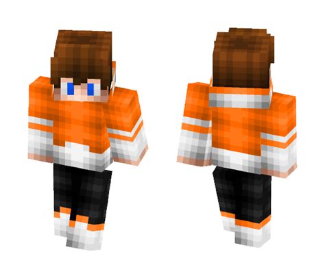 Get Orange Pvp Minecraft Skin For Free Superminecraftskins