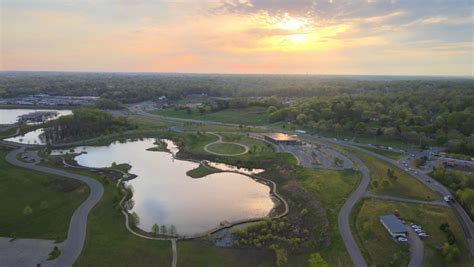 Beautiful Pond Landscape During Sunrise Image Free Stock Photo