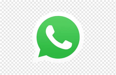 Logo Telepon Bulat Hijau Dan Putih Ikon Komputer Whatsapp Simbol