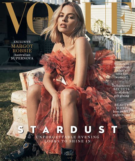 Margot Robbie Covers The December Issue Of Vogue Australia Magazine