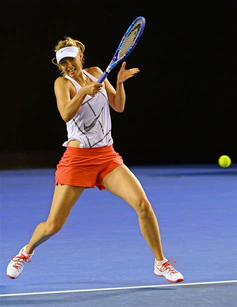 The australian open is a tennis tournament held annually over the last fortnight of january at melbourne park in melbourne, australia. Maria Sharapova Practice Session Ahead of 2016 Australian ...