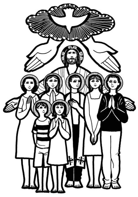 Pics Of All Saints Day Coloring Page Saints Day Coloring - Coloring Home